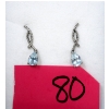 Image 1 : New 2 CT Blue Topaz & Diamond Dangle Earrings 