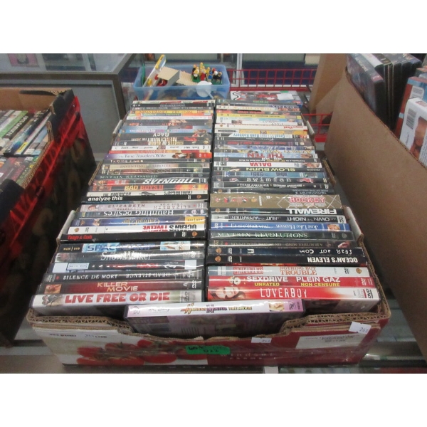 60+ Assorted DVD Movies and Shows - Preowned