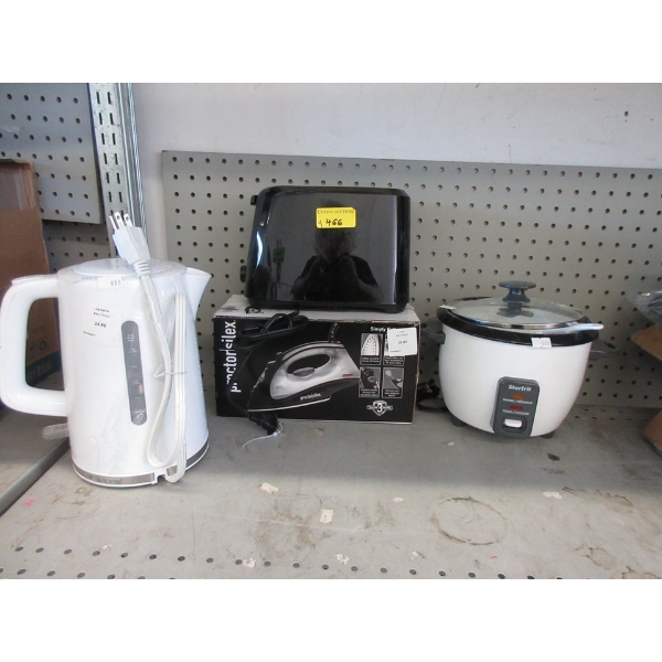 Kettle, Rice Cooker, Toaster & Iron 