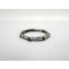 Image 1 : Emerald Sterling Silver Eternity Ring