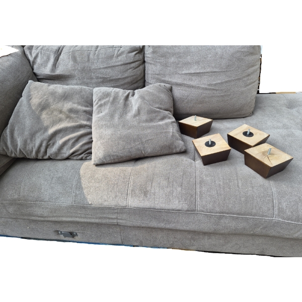 Customer Return Fabric Sofa-Has Damage & Stains
