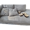 Image 1 : Customer Return Fabric Sofa-Has Damage & Stains