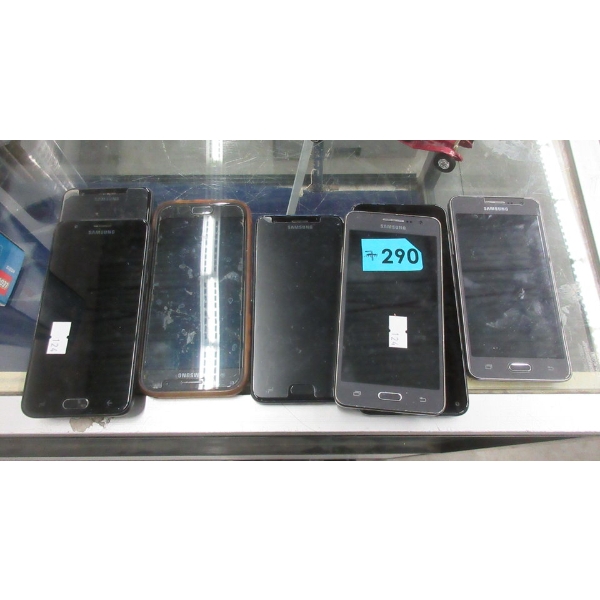 1 TCL & 6 Assorted Samsung Cellphones