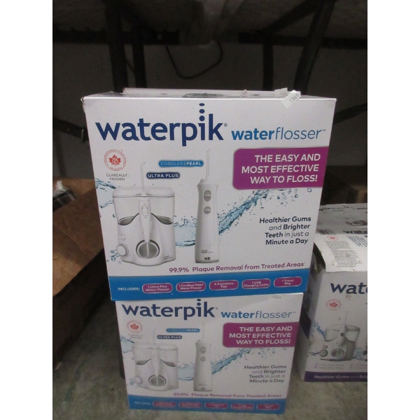 2 Waterpik Water Flosser Twin Packs