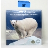 Image 1 : 15.87 Gram .9999 Silver 2014 Polar Bear $50 Coin 