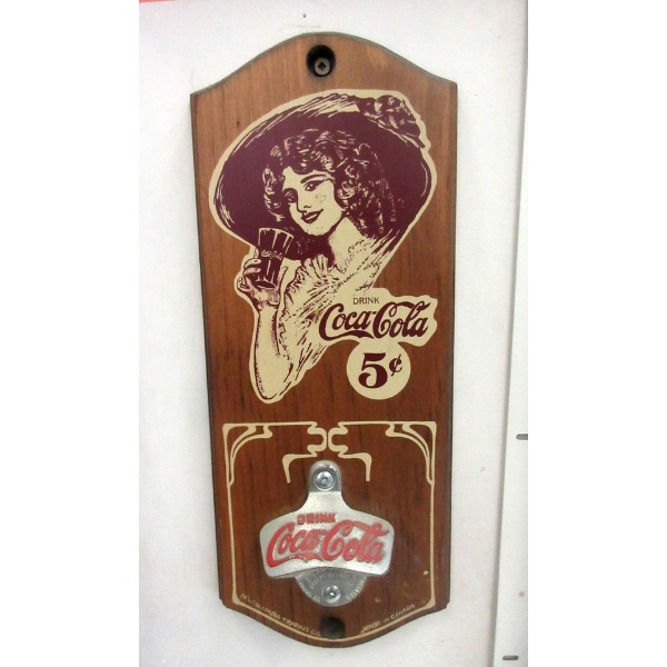 Vintage Wall Mount Coca-Cola Bottle Opener