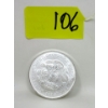 Image 1 : 1 Oz .999 Silver Eagle USA Trade Unit Round 