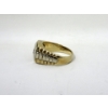 Image 2 : 10 KT Yellow & White Gold 7 Diamond Ring - Size 7