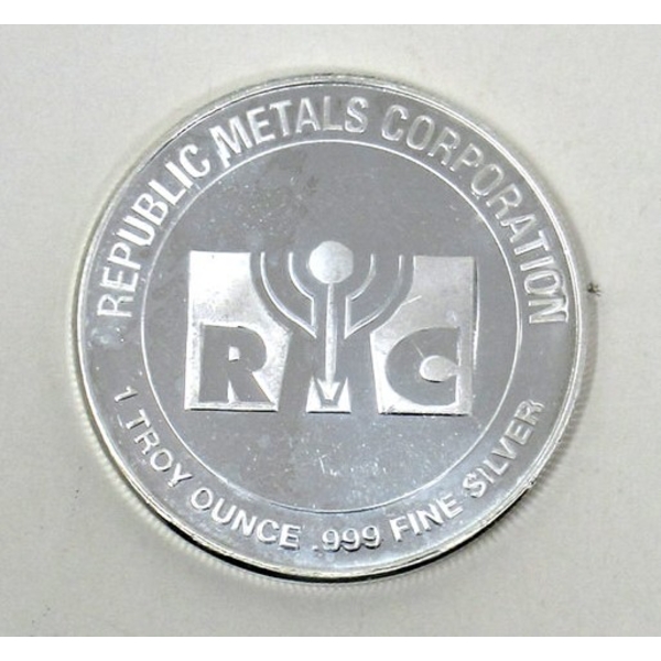 1 Oz .999 Silver RMC Round 
