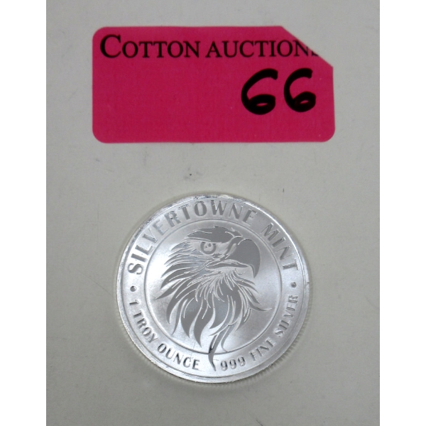 1 Oz .999 Silver Eagle Round 