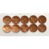 Image 1 : 10 x 1 Oz .999 Fine Copper Grizzly Bear Art Rounds