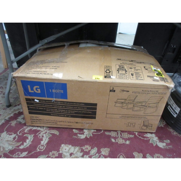 LG Rocking Bistro Set - 2 Chairs & 1 Table