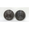 Image 1 : 2 x 1 Oz .999 Fine Titanium USA Shield Motif Rounds