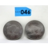 Image 1 : 2 x 1 Oz .999 fine Titanium Buffalo USA Round