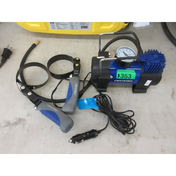 Certified Mini Compressor & 2 Strap Wrenches