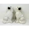 Image 1 : Pair of Antique Staffordshire Mantle Dogs