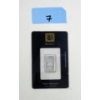 Image 1 : 1/10 Oz .9995 Fine Platinum Certified Bar 