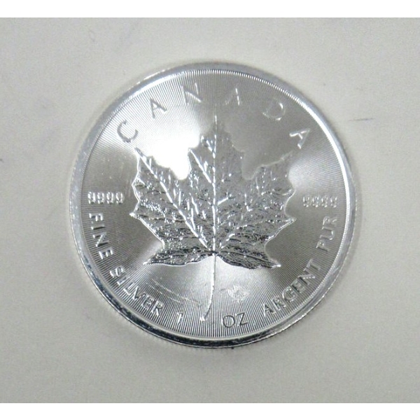 1 Oz 2025 Canada Maple Leaf .9999 Silver Coin 