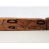 Image 4 : Carved & Painted First Nations 38" Cane - Abalone Eye