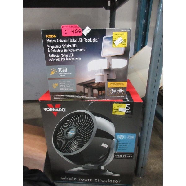 KODA Floodlight and Vornado Air Circulator