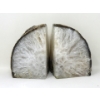 Image 1 : Polished Brazilian Crystal Agate Bookend Set