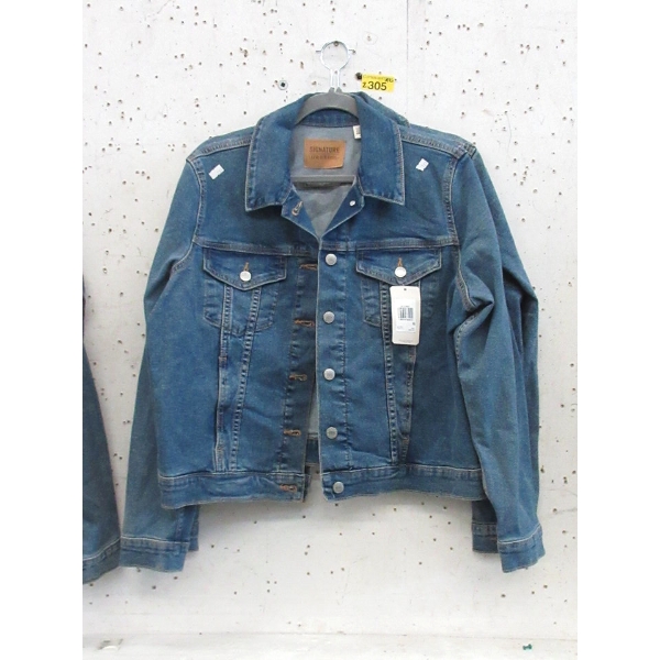 2 New Signature Levi Strauss Denim Jackets