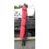 Image 1 : Red Offset Patio Umbrella - Customer Return - As Is