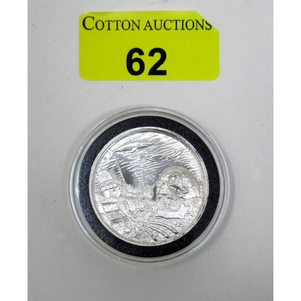 2 Oz .999 Silver Privateer Collection: The Storm Round 