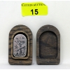 Image 1 : 2 Oz .999 Silver 2022 Hand-Poured/Coloured RIP Tombstone Numbered Bar 