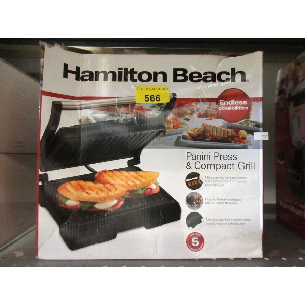 Hamilton Beach Panini Press/Compact Grill