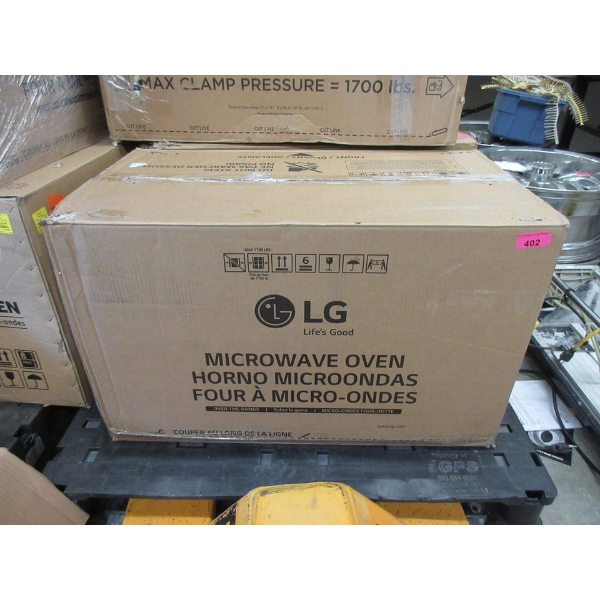 LG Over-The -Range Microwave Oven in Box