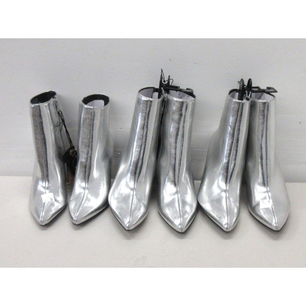 3 New Pairs of Women's Silver Madden NYC Boots