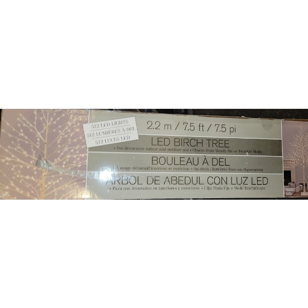 LED Lit Birch Tree - Customer Return 