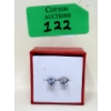 Image 2 : New One Carat Tanzanite Stud Earrings 
