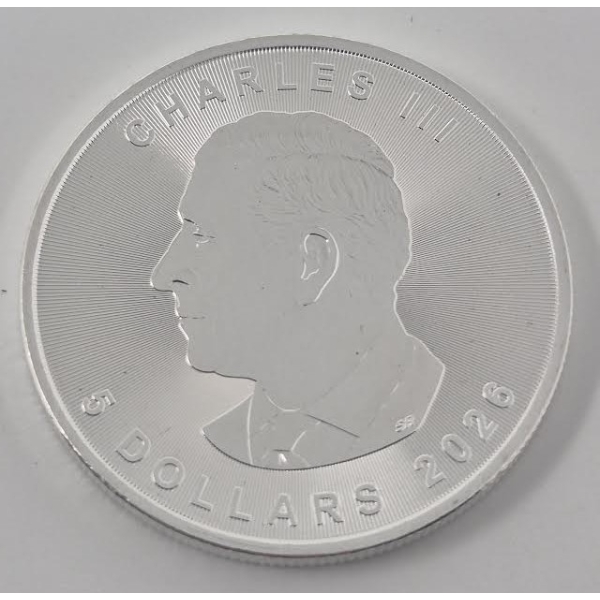 1 Oz .9999 Silver 2026 Canada Maple Leaf Coin 