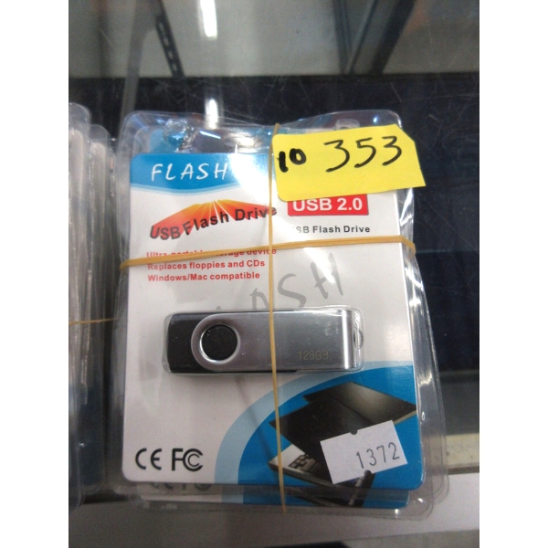 10 New 128 GB USB Flash 2 Thumb Drives