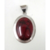 Image 3 : 2 Large .925 Silver & Agate Pendants