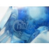 Image 2 : Vintage Blue Chalet Glass Centerpiece