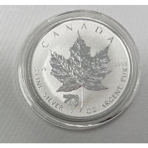 1 Oz .9999 Silver Canada Maple Leaf Coin 