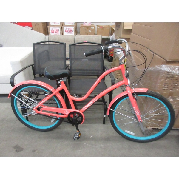 Hyper Commute 3 Speed Bicycle - Bent Front Rim