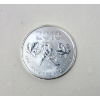 Image 2 : 1 Oz .9999 Silver 2010 Olympic HOCKEY Coin 