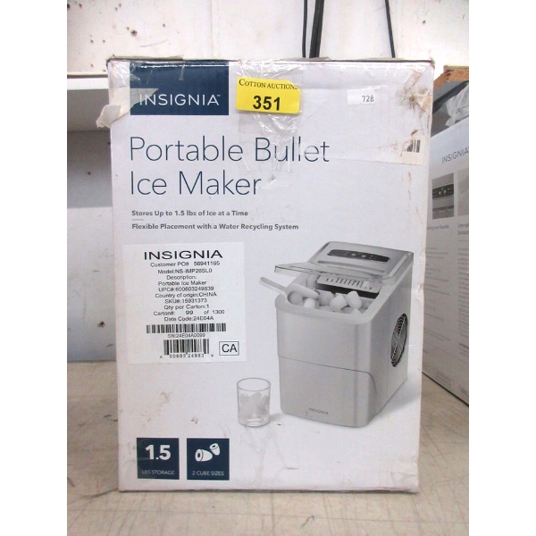 Insignia Portable Bullet Ice Maker
