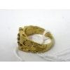 Image 5 : Three .925 Silver Gold Plated Gemstone Rings RED