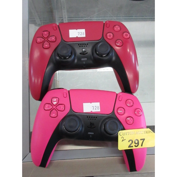 2 Sony PlayStation Wireless Controllers - CFI-ZCT1W