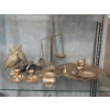 Image 3 : Shelf Lot of Statues and Brass Collectibles