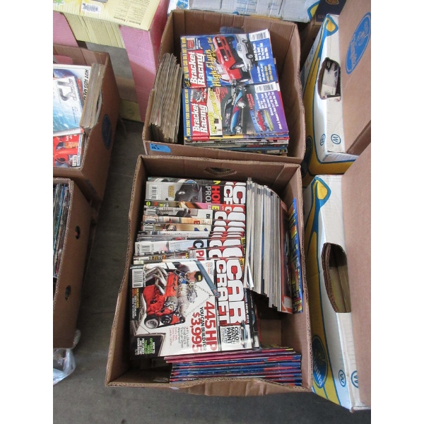 2 Boxes of Car Craft & Bracket Racing Magazines