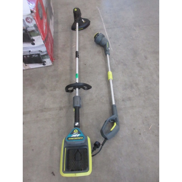 2 Yardworks String Trimmers - 1 Electric & 1 Cordless