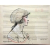 Image 3 : Signed Raymond Chow 1984 Sheet Music Drawing