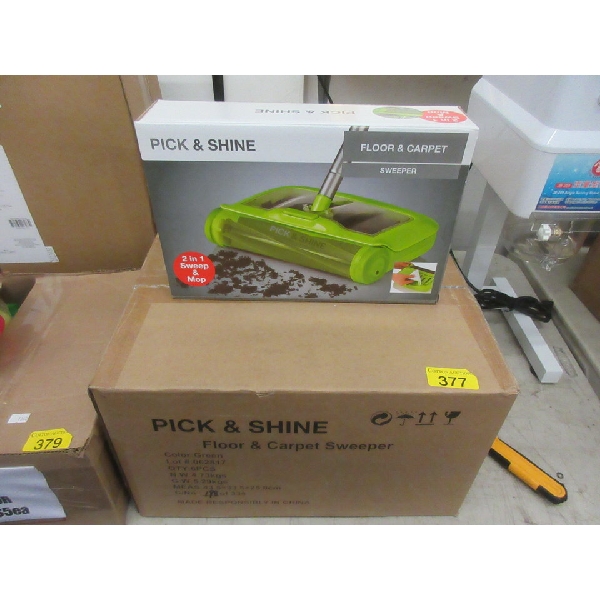 Case of 6 New Pick & Shine Floor & Carpet Cleaners