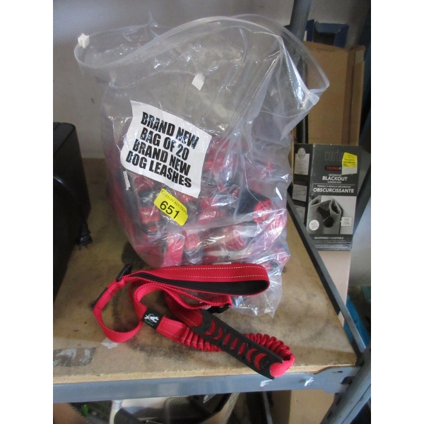 20 New DogPack Red Leashes